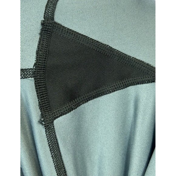Nike Dri Fit Womens Relay Printed Crop Running Tight Leggings Sz Med Teal Stone - Picture 8 of 9